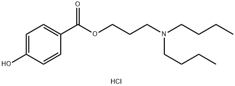 3-(dibutylaMino)propyl 4-hydroxybenzoate (Hydrochloride) 구조식 이미지