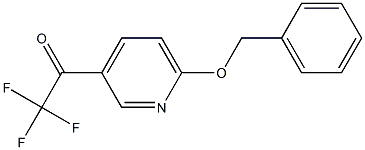 1-(6-(benzyloxy)pyridin-3-yl)-2,2,2-trifluoroethanone Structure