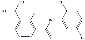 3-(2,5-DichlorophenylcarbaMoyl)-2-fluorobenzeneboronic acid, 97% Structure