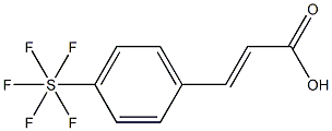 4-(Pentafluorothio)cinnaMic acid, 97% 구조식 이미지