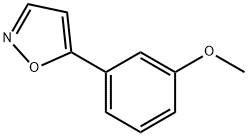 5-(3-Methoxyphenyl)isoxazole, 95% 구조식 이미지