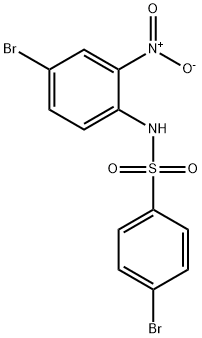 4-BroMo-N-(4-broMo-2-nitrophenyl)benzenesulfonaMide, 97% 구조식 이미지