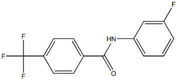 N-(3-Fluorophenyl)-4-(trifluoroMethyl)benzaMide, 97% Structure