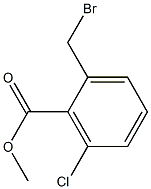 2-BroMoMethyl-6-chloro-benzoic acid Methyl ester Structure