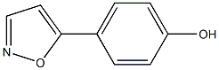 4-Isoxazol-5-yl-phenol 구조식 이미지