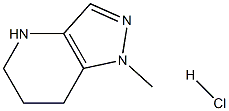1-Methyl-4,5,6,7-tetrahydro-1H-pyrazolo[4,3-b]pyridine hydrochloride Structure