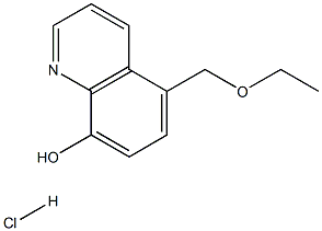 5-(EthoxyMethyl)-8-hydroxyquinoline Hydrochloride 구조식 이미지