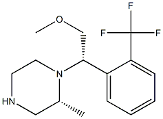 (S)-1-((R)-2-Methoxy-1-(2-(trifluoroMethyl)phenyl)ethyl)-2-Methylpiperazine Structure