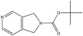 tert-butyl 1H-pyrrolo[3,4-c]pyridine-2(3H)-carboxylate 구조식 이미지