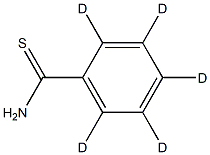 ThiobenzaMide--d5 Structure