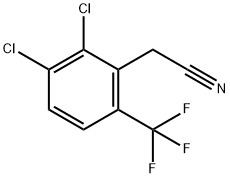 2,3-DICHLORO-6-(TRIFLUOROMETHYL)PHENYLACETONITRILE 구조식 이미지