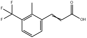 2-METHYL-3-(TRIFLUOROMETHYL)CINNAMIC ACID Structure