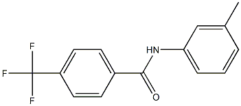 N-(3-methylphenyl)-4-(trifluoromethyl)benzamide Structure