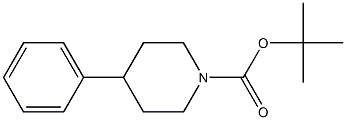 4-Phenyl-piperidine-1-carboxylic acid tert-butyl ester Structure