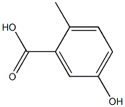 2-Methyl-5-hydroxybenzoic acid 구조식 이미지