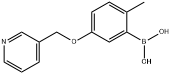 [2-Methyl-5-(pyridin-3-ylmethoxy)phenyl]boronic acid 구조식 이미지