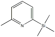 2-Methyl-6-trimethylsilanyl-pyridine 구조식 이미지