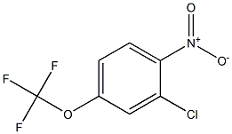 2-chloro-4-trifluoroMethoxynitrobenzene 구조식 이미지