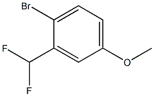 4-broMo-3-difluoroMethylanisole Structure