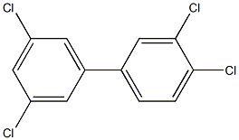 3,3',4,5'-Tetrachlorobiphenyl Solution 구조식 이미지