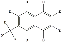 2-Methylnaphthalene  (d10) Solution Structure