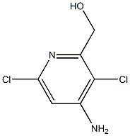 (4-aMino-3,6-dichloropyridin-2-yl)Methanol 구조식 이미지