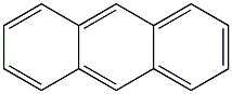 Anthracene 100 μg/mL in Methylene chloride 구조식 이미지