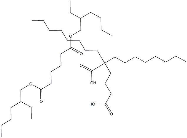 Bis(2-ethylhexyl) adipate  (Dioctyl adipate) Structure