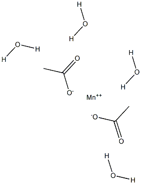 Manganese acetate tetrahydrate, 99.999% 구조식 이미지