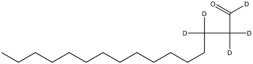 Hexadecanal-d5 Structure