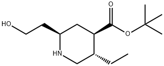 tert-butyl (2R,4R,5S)-5-ethyl-2-(2-hydroxyethyl)piperidine-4-carboxylate 구조식 이미지