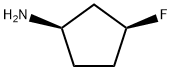 (1R,3S)-3-fluorocyclopentan-1-aMine Structure