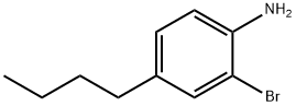 2-BROMO-4-N-BUTYLANILINE 구조식 이미지