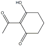 2-acetyl-3-hydroxycyclohex-2-enone 구조식 이미지