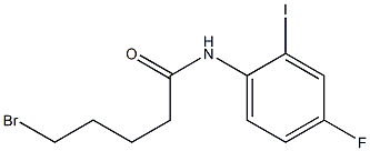 5-broMo-N-(4-fluoro-2-iodophenyl)pentanaMide 구조식 이미지