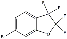 6-broMo-2,2,3,3-tetrafluoro-2,3-dihydrobenzofuran 구조식 이미지