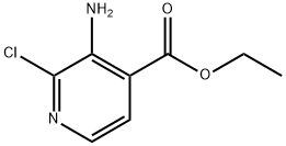 3-아미노-2-클로로-이소니코틴산에틸에스테르 구조식 이미지