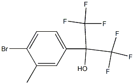 2-(4-BroMo-3-Methyl-phenyl)-1,1,1,3,3,3-hexafluoro-propan-2-ol Structure