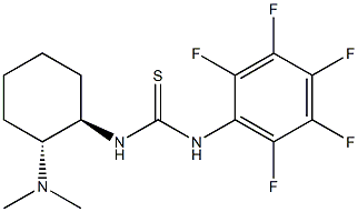 1-((1R,2R)-2-(diMethylaMino)cyclohexyl)-3-(perfluorophenyl)thiourea 구조식 이미지