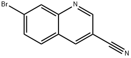 7-BroMo-quinoline-3-carbonitrile 구조식 이미지