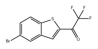 1-(5-broMobenzo[b]thiophen-2-yl)-2,2,2-trifluoroethanone Structure