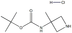 3-(Boc-aMino)-3-Methylazetidine hydrochloride Structure