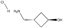 trans-3-(AMinoMethyl)cyclobutanol hydrochloride Structure