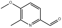 5-METHOXY-6-METHYL-PYRIDINE-2-CARBALDEHYDE 구조식 이미지