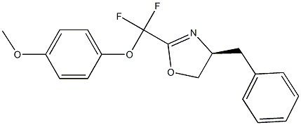 (S)-4-Benzyl-2-(difluoro(4-Methoxyphenoxy)Methyl)-4,5-dihy-drooxazole Structure