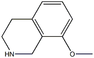 1,2,3,4-tetrahydro-8-Methoxyisoquinoline 구조식 이미지