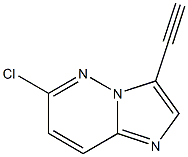 6-Chloro-3-ethynyl-iMidazo[1,2-b]pyridazine 구조식 이미지
