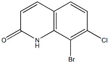 8-BroMo-7-chloroquinolin-2(1H)-one Structure