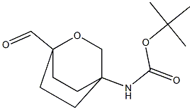 Tert-butyl 1-forMyl-2-oxabicyclo[2.2.2]octan-4-ylcarbaMate Structure