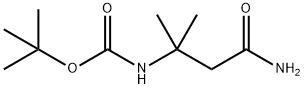 tert-butyl 4-aMino-2-Methyl-4-oxobutan-2-ylcarbaMate Structure